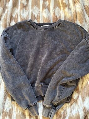 Gilded Intent Washed Charcoal Crewneck Sweatshirt